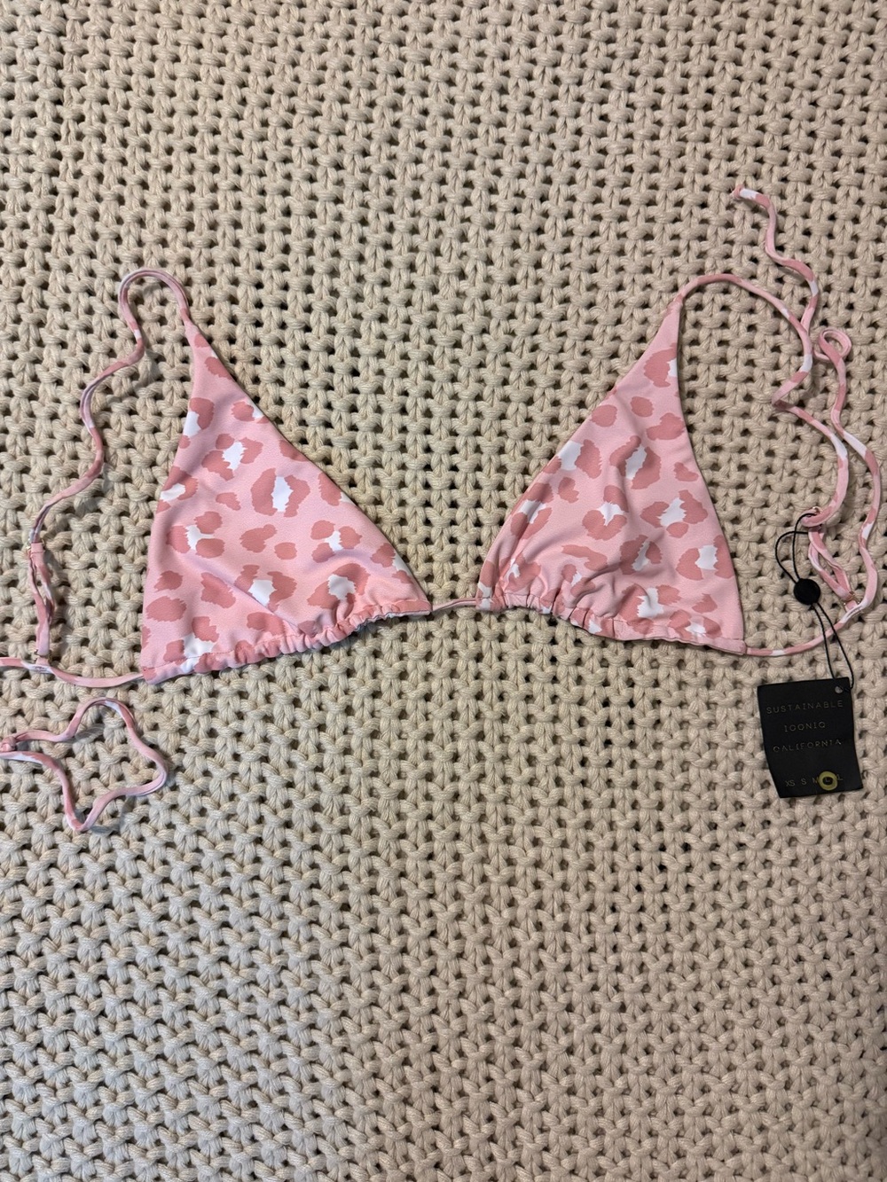 Skatie Ella Bikini Top in Coco